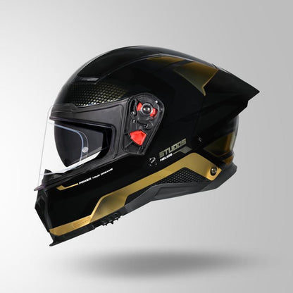 HELIOS ASPHALT CHROME EDITION BLACK & GOLDEN