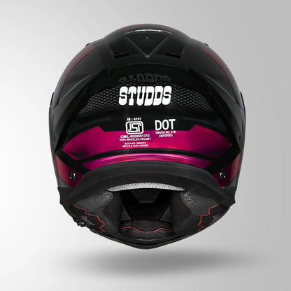 HELIOS ASPHALT CHROME EDITION BLACK & MAGENTA PINK