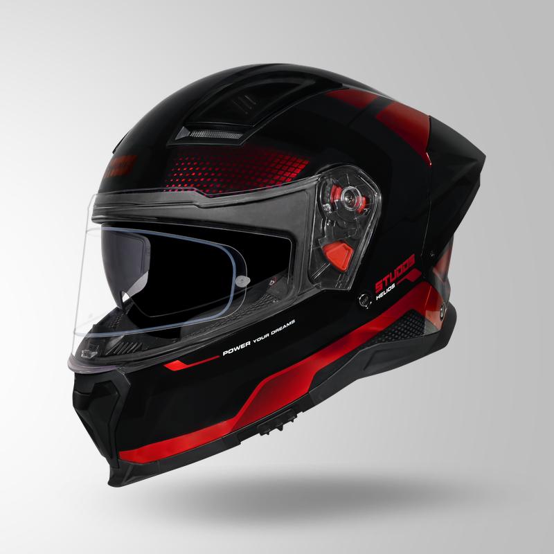 HELIOS ASPHALT CHROME EDITION BLACK & RED