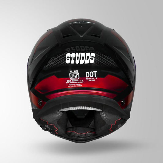 HELIOS ASPHALT CHROME EDITION BLACK & RED