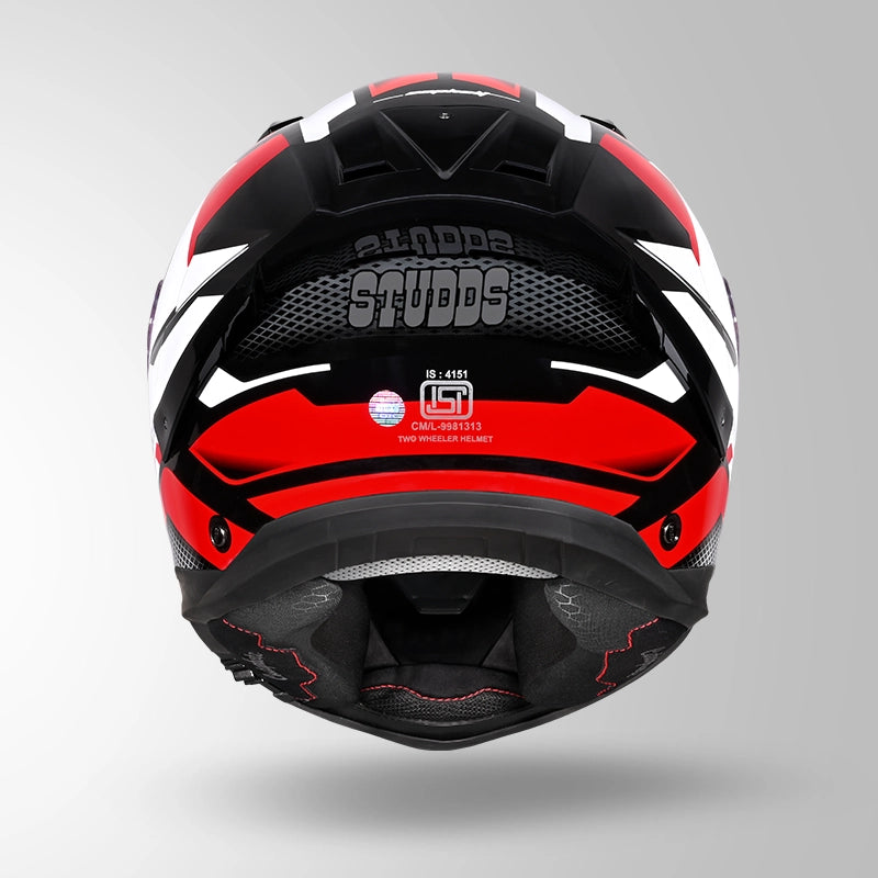 HELIOS D1 ASPHALT DECOR BLACK & RED