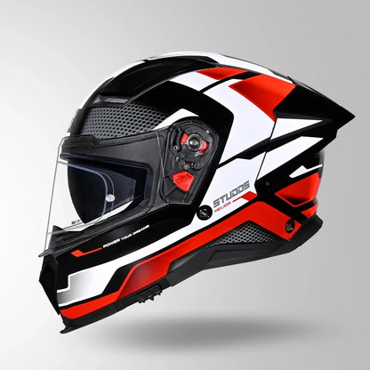 HELIOS D1 ASPHALT DECOR BLACK & RED