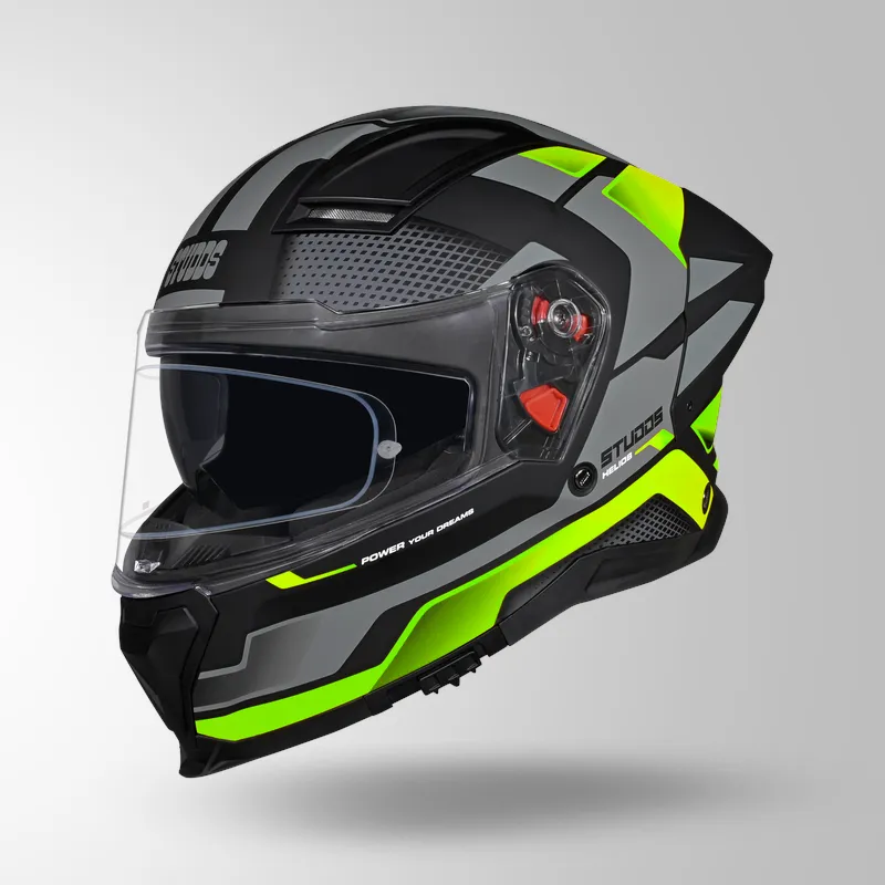 HELIOS D1 ASPHALT DECOR MATT BLACK & GREEN