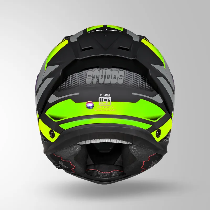 HELIOS D1 ASPHALT DECOR MATT BLACK & GREEN