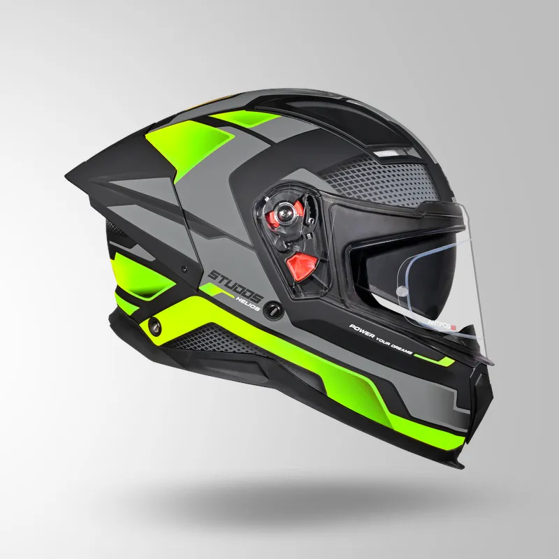 HELIOS D1 ASPHALT DECOR MATT BLACK & GREEN