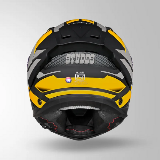 HELIOS D1 ASPHALT DECOR MATT BLACK & YELLOW