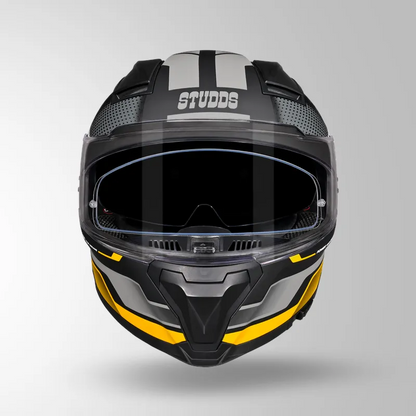 HELIOS D1 ASPHALT DECOR MATT BLACK & YELLOW