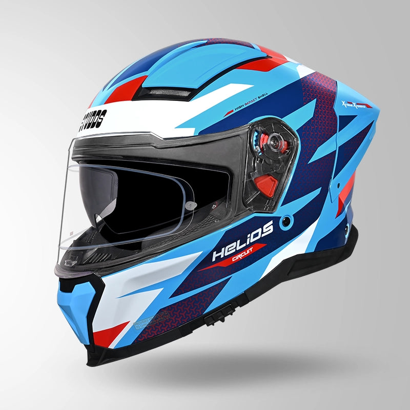 HELIOS D2 CIRCUIT DECOR BLUE & RED