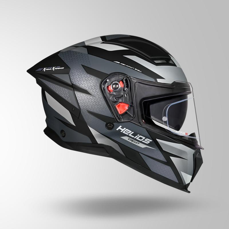 HELIOS D2 CIRCUIT DECOR MATT BLACK CHAMELEON GREY/PINK