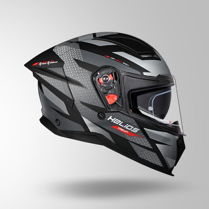 HELIOS D2 CIRCUIT MATT DECOR BLACK & GREY