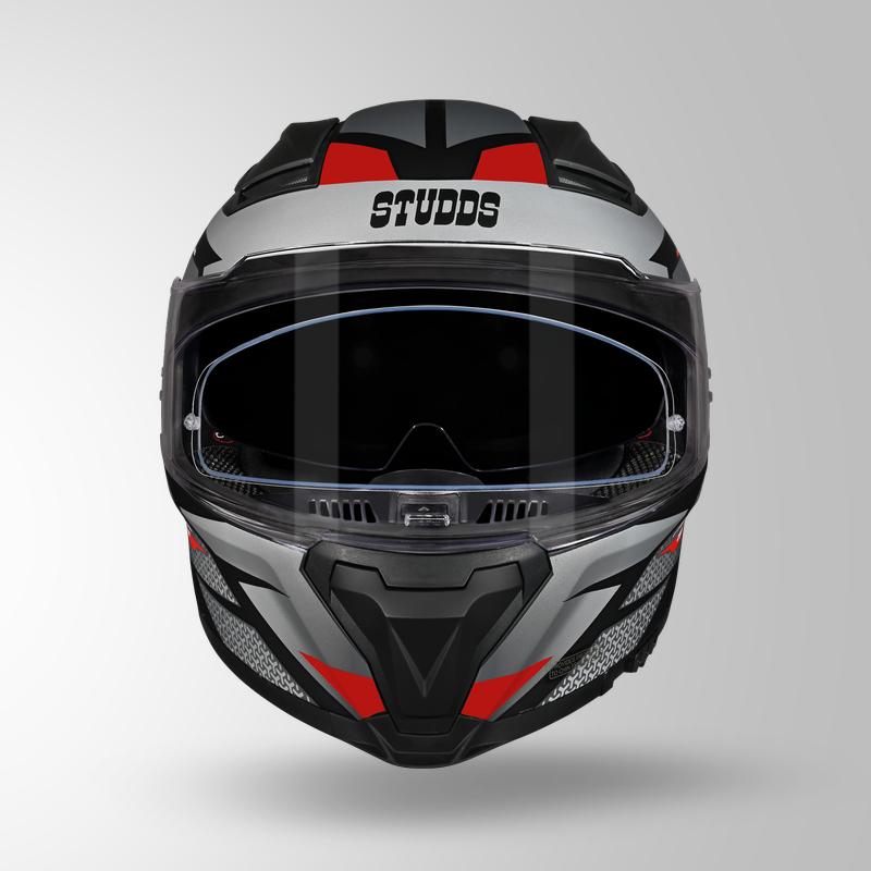 HELIOS D2 CIRCUIT DECOR MATT BLACK & RED