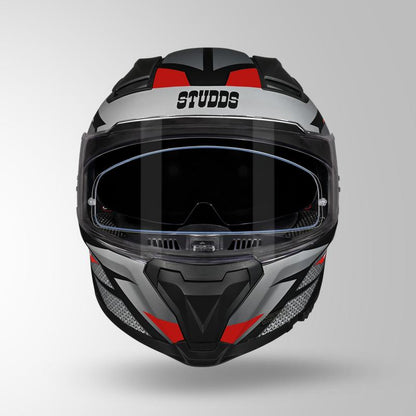 HELIOS D2 CIRCUIT DECOR MATT BLACK & RED