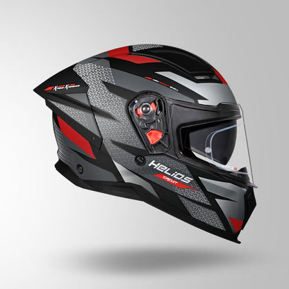 HELIOS D2 CIRCUIT DECOR MATT BLACK & RED