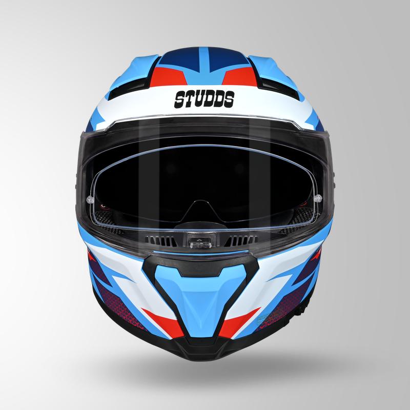 HELIOS D2 CIRCUIT DECOR MATT BLUE & RED