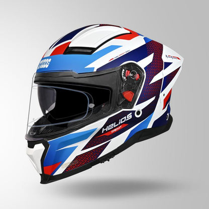 HELIOS D2 CIRCUIT DECOR MATT WHITE & BLUE