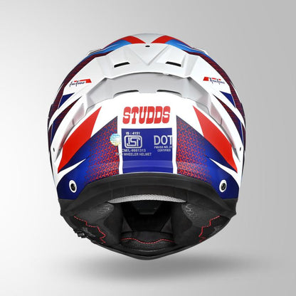 HELIOS D2 CIRCUIT DECOR MATT WHITE & BLUE