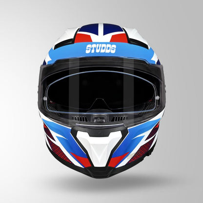 HELIOS D2 CIRCUIT DECOR MATT WHITE & BLUE