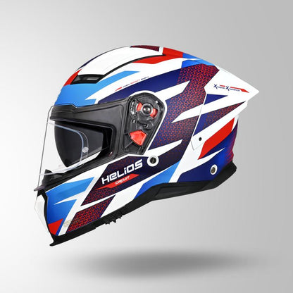 HELIOS D2 CIRCUIT DECOR MATT WHITE & BLUE