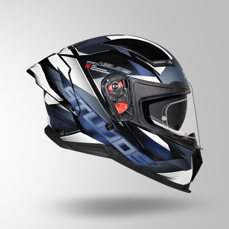 HELIOS EFFECT BLACK / BLUE & WHITE