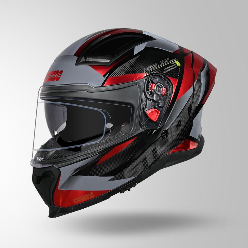 HELIOS EFFECT BLACK & RED WITH METALLIC FOIL