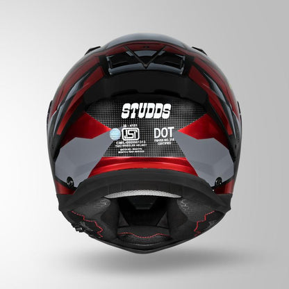 HELIOS EFFECT BLACK & RED WITH METALLIC FOIL