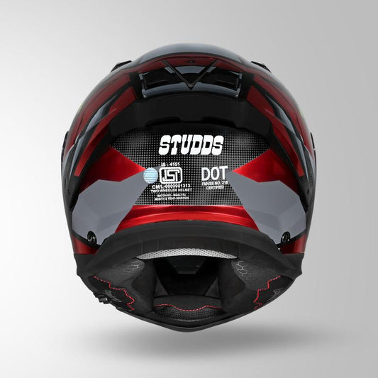 HELIOS EFFECT BLACK & RED WITH METALLIC FOIL