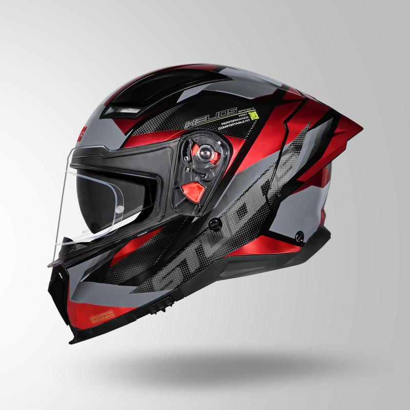 HELIOS EFFECT BLACK & RED WITH METALLIC FOIL