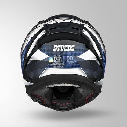 HELIOS EFFECT MATT BLACK / BLUE & WHITE