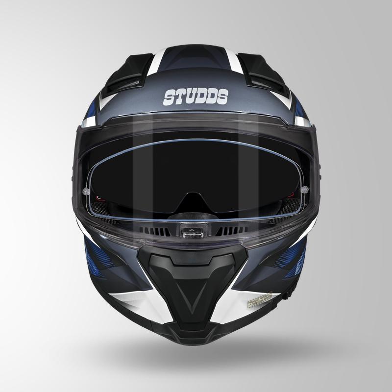 HELIOS EFFECT MATT BLACK / BLUE & WHITE