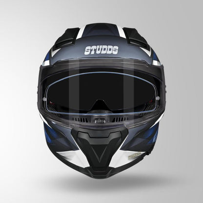 HELIOS EFFECT MATT BLACK / BLUE & WHITE