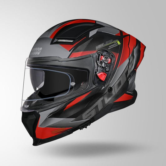 HELIOS EFFECT MATT BLACK / GREY & RED