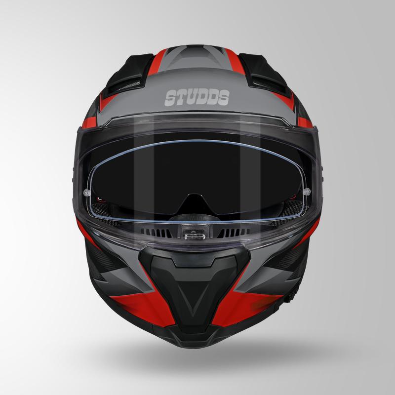 HELIOS EFFECT MATT BLACK / GREY & RED