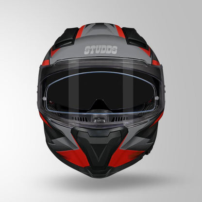 HELIOS EFFECT MATT BLACK / GREY & RED