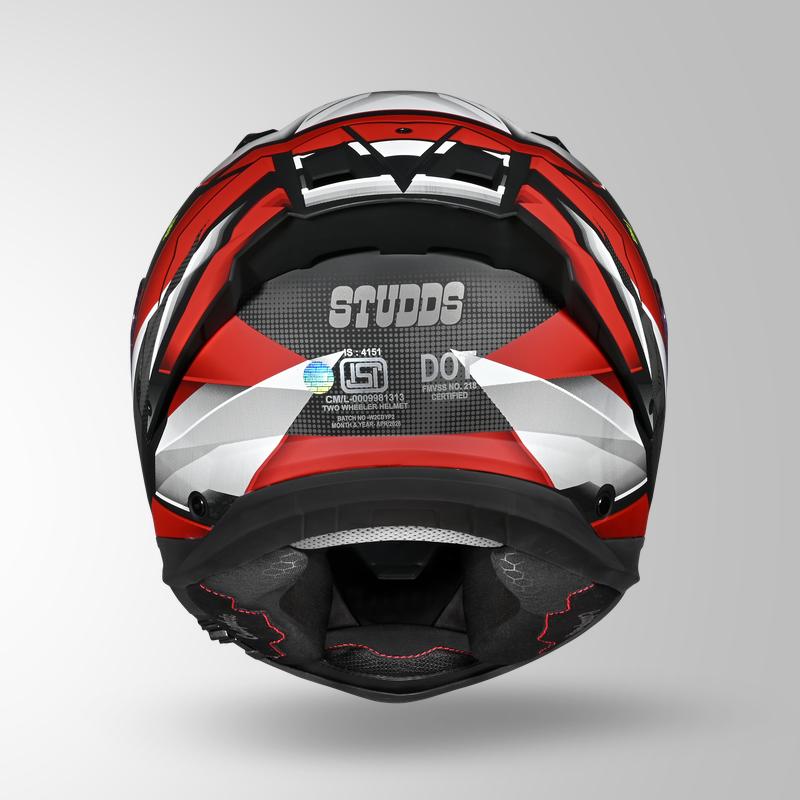 HELIOS EFFECT MATT BLACK / WHITE & RED