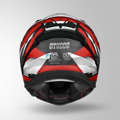 HELIOS EFFECT MATT BLACK / WHITE & RED