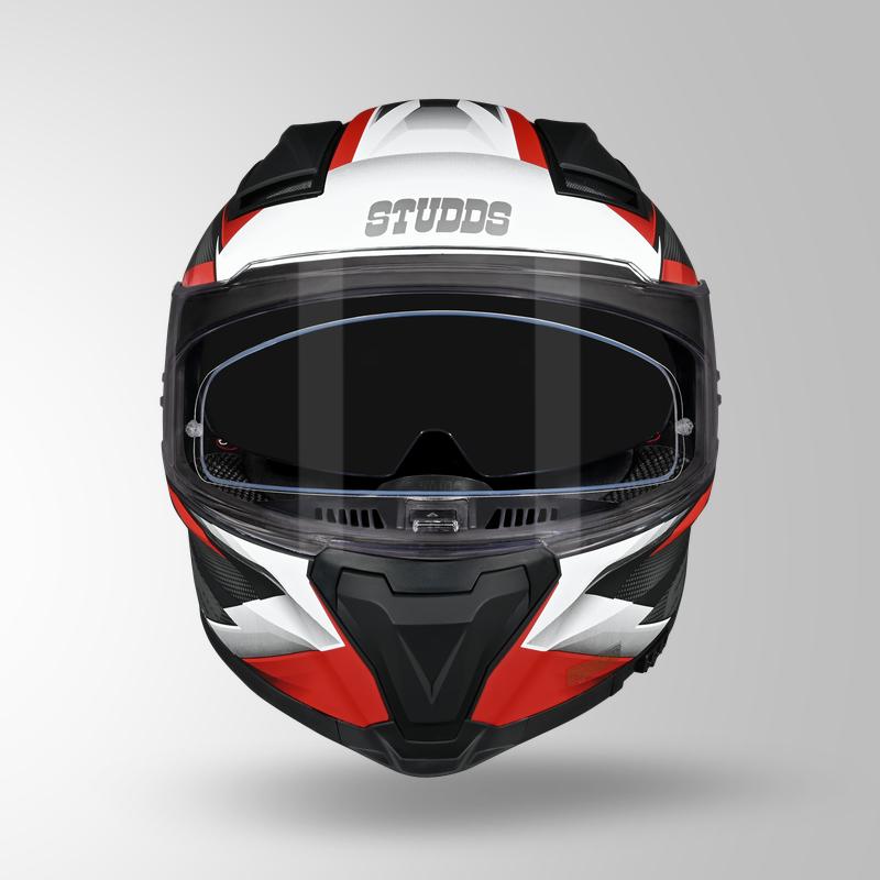 HELIOS EFFECT MATT BLACK / WHITE & RED