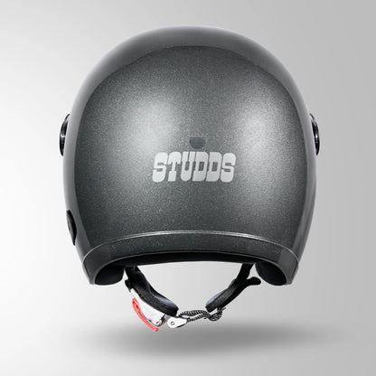 JET GUN GREY WITH SHORT VISOR