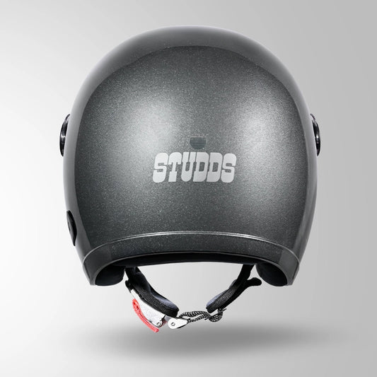 JET GUN GREY WITH SHORT VISOR