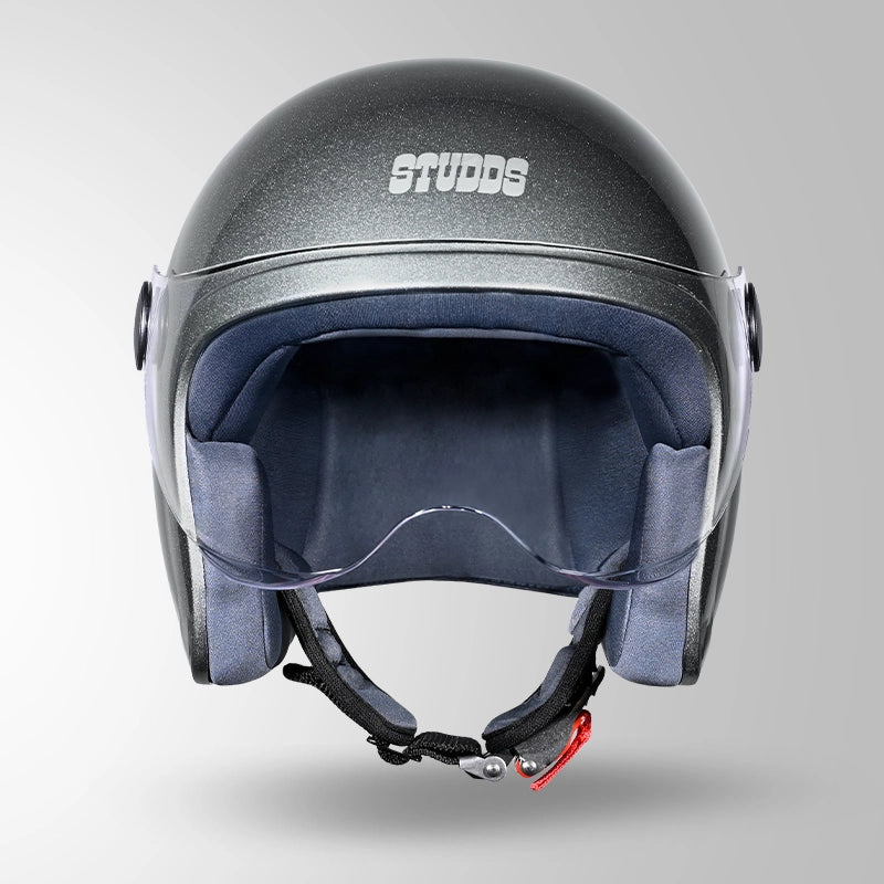 JET GUN GREY WITH SHORT VISOR