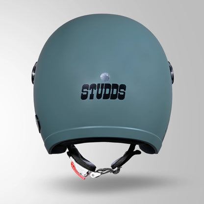 JET MATT SHARK SKIN BLUE WITH SHORT VISOR