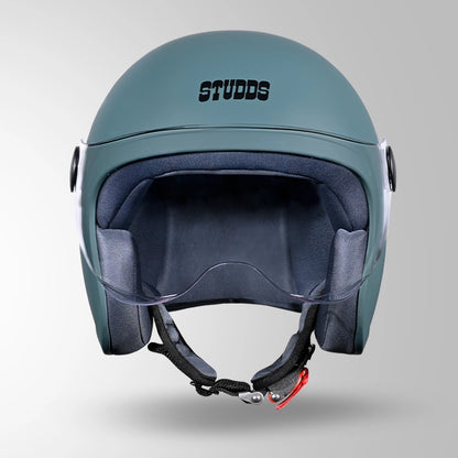 JET MATT SHARK SKIN BLUE WITH SHORT VISOR