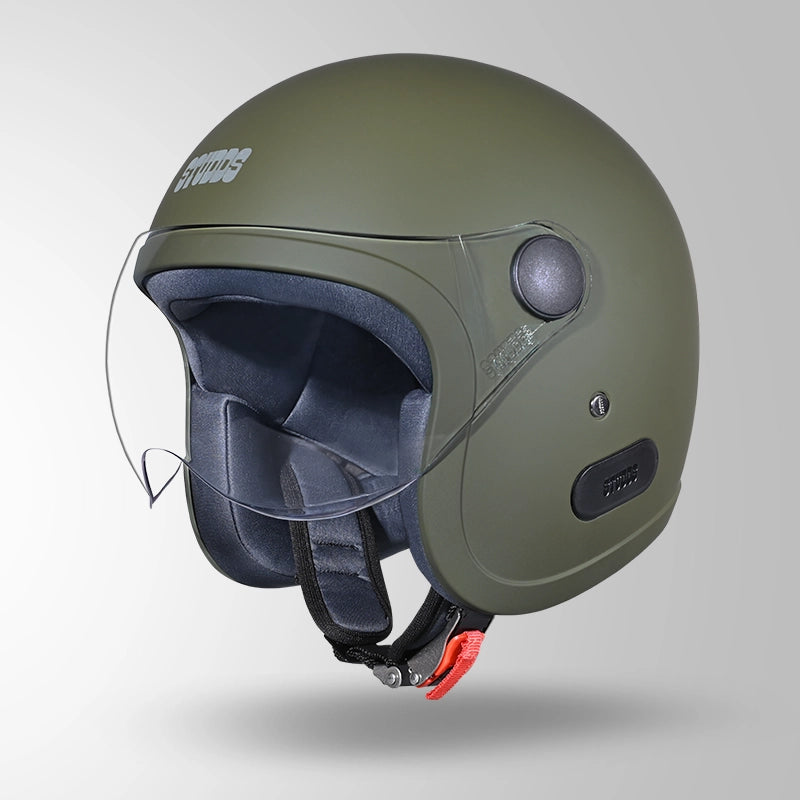JET MILITARY GREEN WITH SHORT VISOR