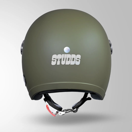 JET MILITARY GREEN WITH SHORT VISOR