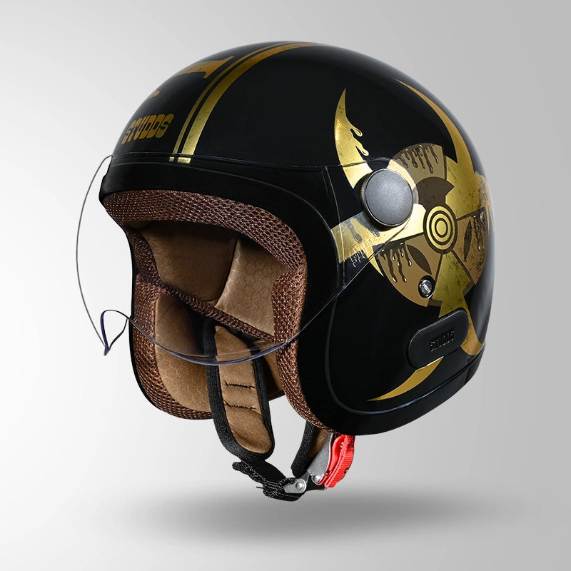 JET TOXIC BLACK & GOLDEN WITH METALLIC FOIL