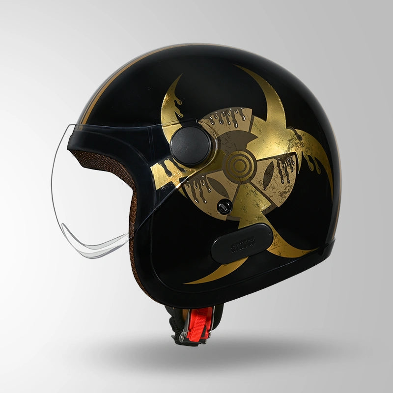JET TOXIC BLACK & GOLDEN WITH METALLIC FOIL