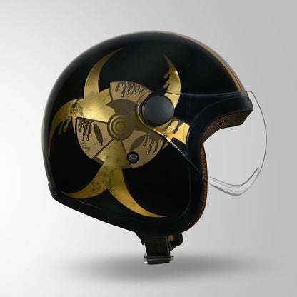 JET TOXIC BLACK & GOLDEN WITH METALLIC FOIL