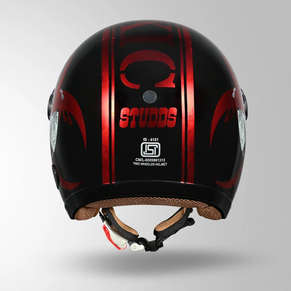 JET TOXIC BLACK & RED WITH METALLIC FOIL