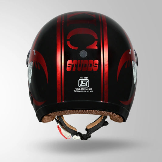 JET TOXIC BLACK & RED WITH METALLIC FOIL