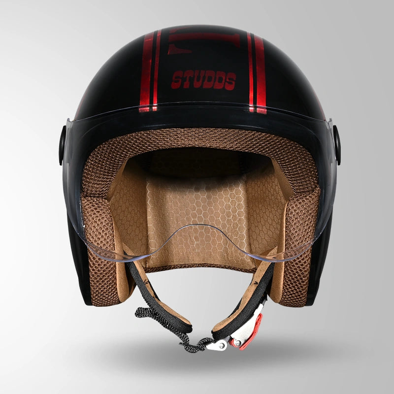 JET TOXIC BLACK & RED WITH METALLIC FOIL