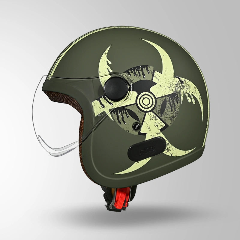 JET TOXIC MATT MILITARY GREEN & YELLOW